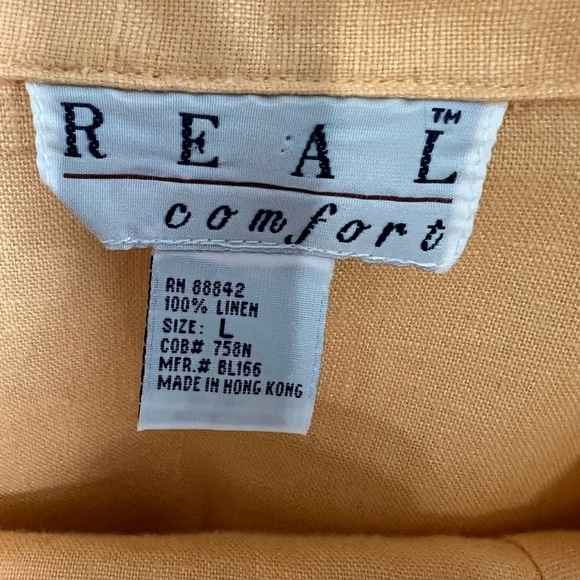 100% linen women’s button down blazer & cropped pants sizes M & L EUC - Picture 2 of 8